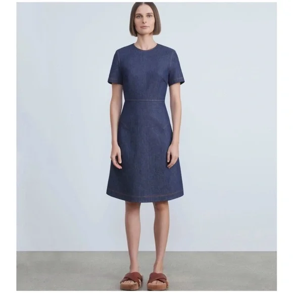 Lafayette 148 New York | Dresses | Lafayette 48 New York Fitflare Denim Midi Dress Nwt | Poshmark Lafayette 148 New York | Dresses | Lafayette 48 New York Fitflare Denim Midi Dress Nwt | Poshmark